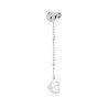 Monorecchino Donna pendente Marlù acciaio con perla grande 33OR0064-W