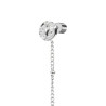 Monorecchino Donna pendente Marlù acciaio con perla grande 33OR0064-W