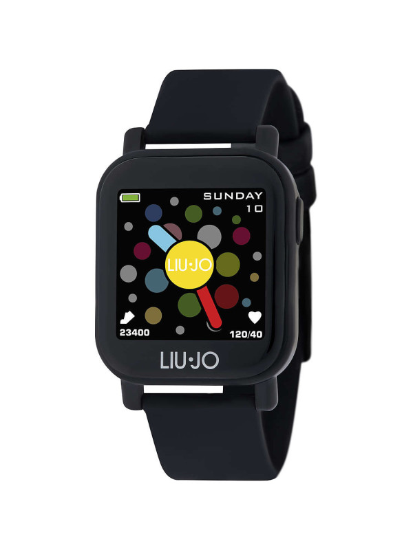 Orologio Smartwatch Unisex LiuJo Teen SWLJ026 Cinturino in Silicone Nero