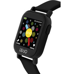 Orologio Smartwatch Unisex LiuJo Teen SWLJ026 Cinturino in Silicone Nero