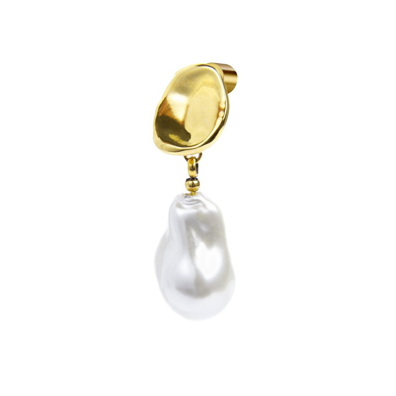 Monorecchino lobo donna Marlù acciaio dorato perla 33OR0068G-W Monorecchino lobo donna Marlù acciaio dorato perla 33OR0068G-W
