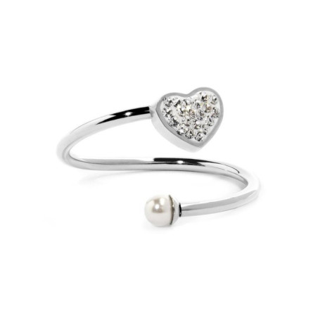 Anello Donna Marlu in Acciaio Silver 15an011w-s