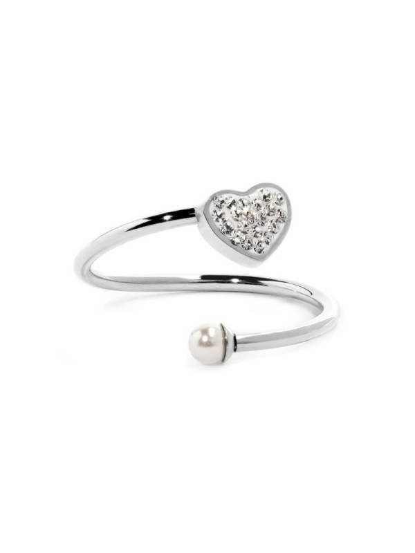 Anello Donna Marlu in Acciaio Silver 15an011w-s