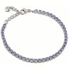 copy of Bracciale donna Tennis Ops Objects Glimmer OPSBR-944 Acciaio Oro Pietre Lilla