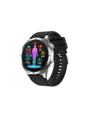 Orologio Smartwatch Unisex Smarty SW083A in Silicone Nero Fitness Amoled