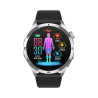 Orologio Smartwatch Unisex Smarty SW083B in Silicone Nero Fitness Amoled