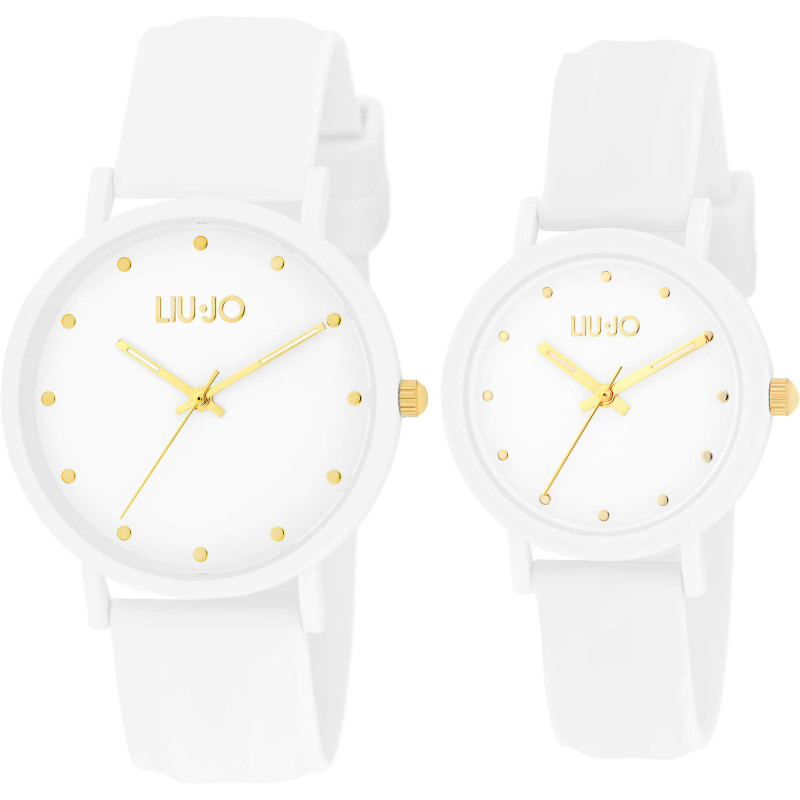 Orologio Solo Tempo Donna LiuJo TLJ2207 Mom And Me in Silicone Bianco 36 e 30mm Orologio Solo Tempo Donna LiuJo TLJ2207 Mom And Me in Silicone Bianco 36 e 30mm