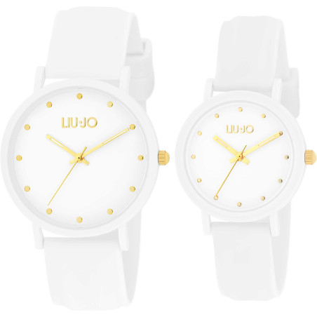 Orologio Solo Tempo Donna LiuJo TLJ2207 Mom And Me in Silicone Bianco 36 e 30mm