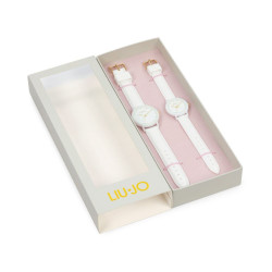Orologio Solo Tempo Donna LiuJo TLJ2207 Mom And Me in Silicone Bianco 36 e 30mm