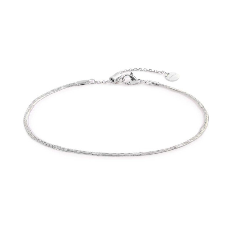 Cavigliera Donna Marlu' 20CV081 Snake in Acciaio Silver Cavigliera Donna Marlu' 20CV081 Snake in Acciaio Silver