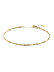 Cavigliera Donna Marlù 20CV088G con perline di ematite sfaccettata