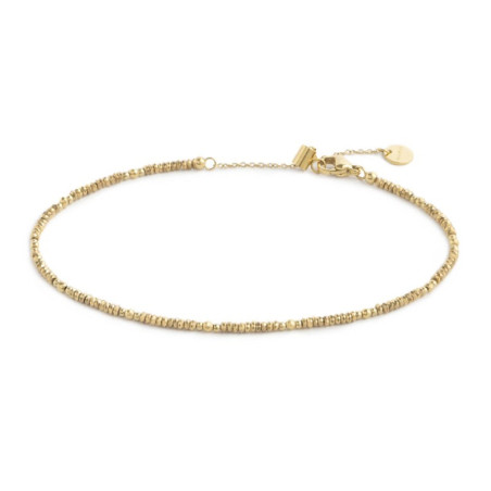 Cavigliera Donna Marlù 20CV088G con perline di ematite sfaccettata
