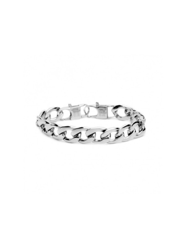 Bracciale Uomo Marlù 2BR0065 in Acciaio Catena Grumetta