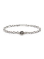 Generico Bracciale Unisex Marlù 30BR0011-N Catena in Acciaio con Rosa dei Venti