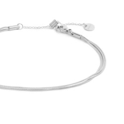Cavigliera Donna Marlù 20CV096 catena multifilo snake quadrata