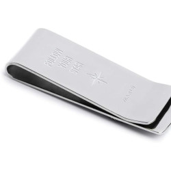 Fermasoldi Marlù 30FS0001-N in Acciaio Silver con Rosa Dei Venti