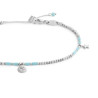 Cavigliera Donna Marlù 20CV092-T con ematite cubica alternata a perline conchiglia e stelle marine pendenti