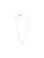 Collana donna acciaio pvd oro rosa con perle 3.30 mm di Marù, 2CA0032R-W