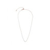 Collana donna acciaio pvd oro rosa con perle 3.30 mm di Marù, 2CA0032R-W