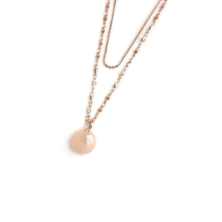 Collana Donna Marlù 15CO011R Chiama Angeli in Acciaio Pendente in Ottone