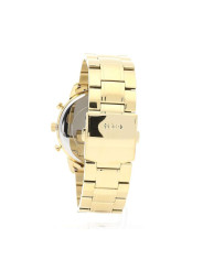 Men's Chronograph Watch Guess W1309G2 in original gold color steel