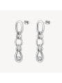 Orecchini Donna Brosway Ribbon BBN43 in Acciaio Silver con Cristalli