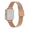 Orologio Donna Armani Exchange AX5802 In Acciaio Oro Rosa e Cristalli