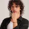 Bracciale Uomo Brosway Ink BIK136A in Pelle Marrone con Centrale Acciaio