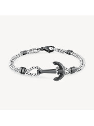 Bracciale Uomo Brosway Poseidon BPN15 in Acciaio Silver con Ancora