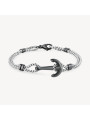 Bracciale Uomo Brosway Poseidon BPN15 in Acciaio Silver con Ancora