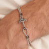 Bracciale Uomo Brosway Poseidon BPN15 in Acciaio Silver con Ancora