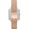 Orologio Donna Armani Exchange AX5802 In Acciaio Oro Rosa e Cristalli