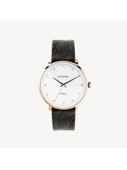 Orologio Solo Tempo Donna Brosway Victoria WVI28 Cinturino In Pelle Nero
