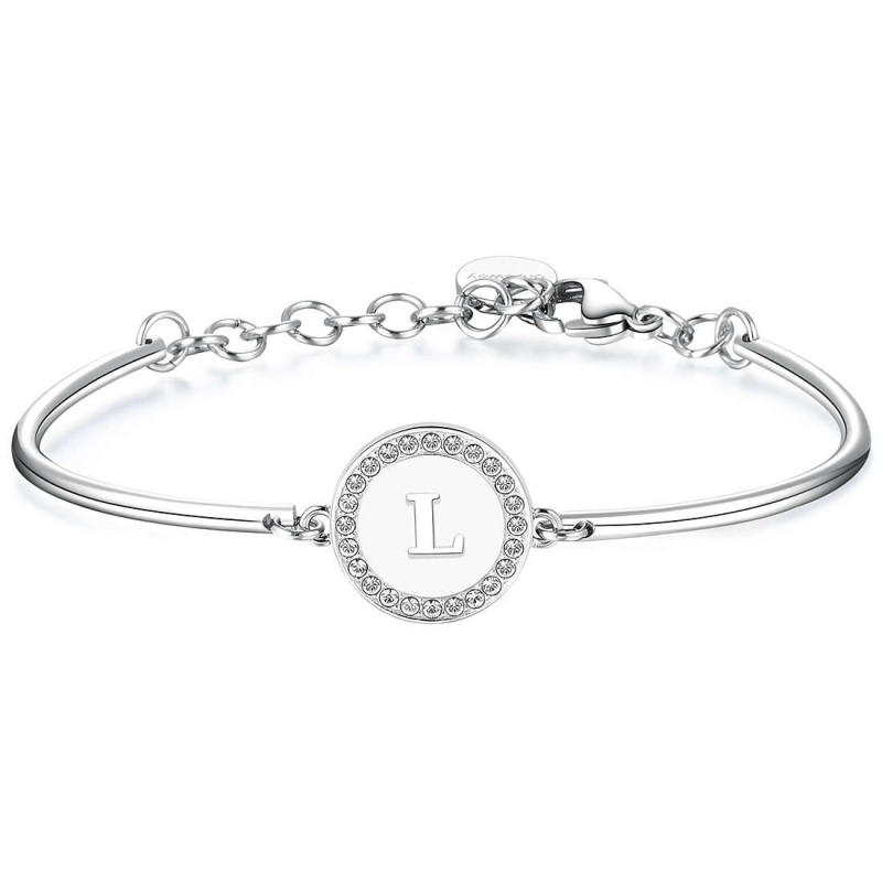 Bracciale Donna Brosway Chakra BHK135 in Acciaio Lettera L Alfabeto Bracciale Donna Brosway Chakra BHK135 in Acciaio Lettera L Alfabeto