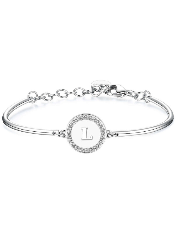 BRACCIALE DONNA INIZIALE LETTERA L BHK135