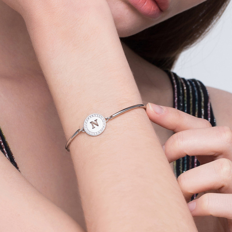 INITIAL WOMAN BRACELET LETTER N BHK137