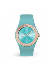 Liu-Jo LUXURY Silicone Watch TLJ1933 Rose Gold Turquoise