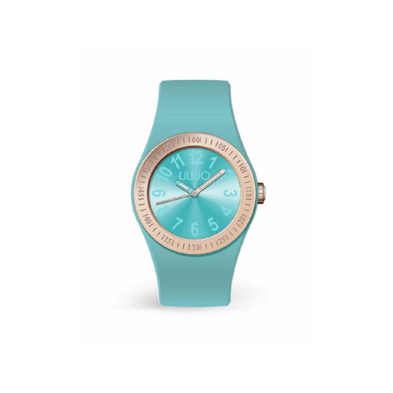 Orologio Liu-Jo LUXURY in Silicone TLJ1933 Rose Gold Turchese Orologio Liu-Jo LUXURY in Silicone TLJ1933 Rose Gold Turchese
