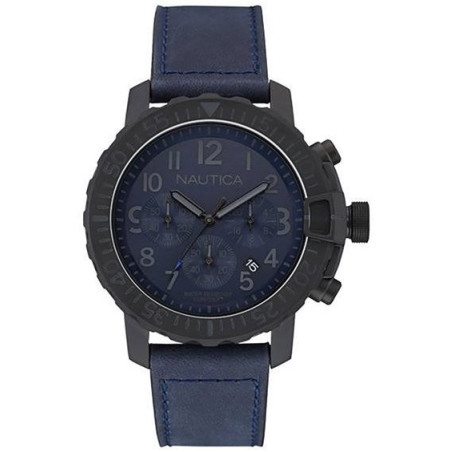 Orologio NAUTICA uomo NMS 01 cronografo pelle blu