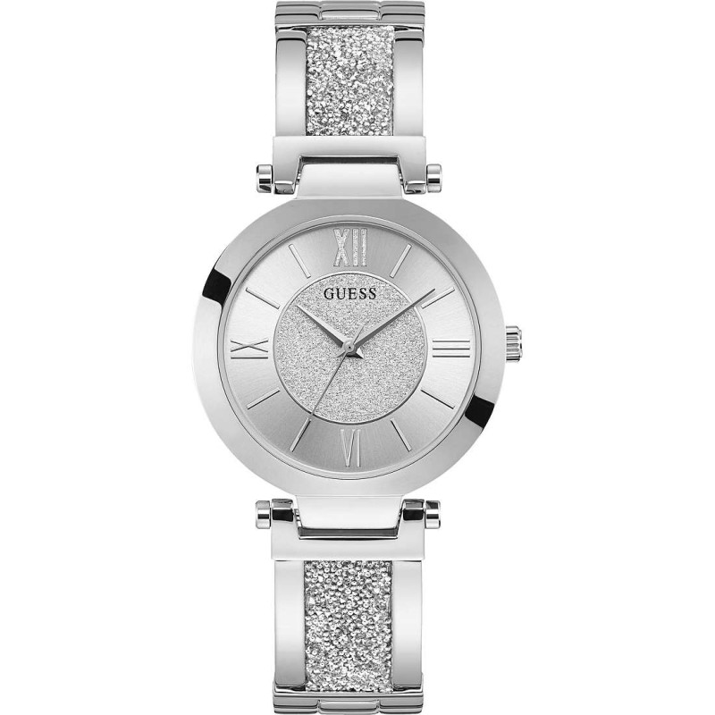 Orologio Solo Tempo Donna Guess W1288L1 in Acciaio con Cristalli Orologio Solo Tempo Donna Guess W1288L1 in Acciaio con Cristalli