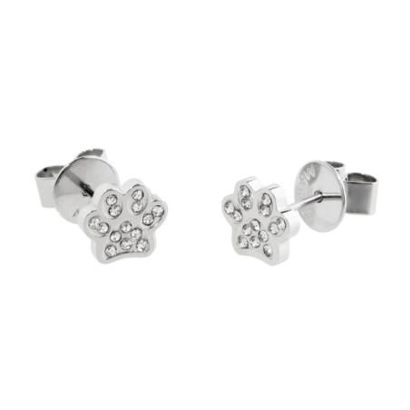 Orecchini Donna Marlù 18OR042 in Acciaio Silver a a lobo zampina