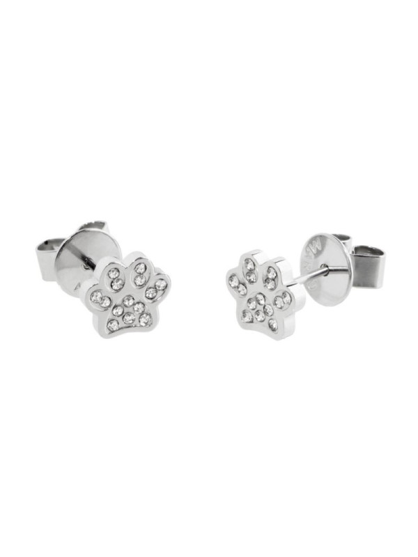 Orecchini Donna Marlù 18OR042 in Acciaio Silver a a lobo zampina