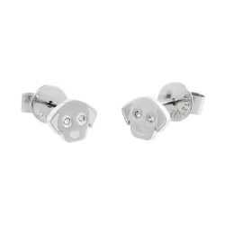 Orecchini Donna Marlù 18OR044 in Acciaio Silver Cane e Cristalli