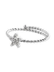 Anello Donna Marlu' time to 18AN048-S Stella con Cristalli