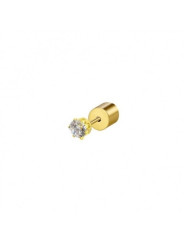 Mono Orecchino Donna Marlù 2OR0091G-W In Acciaio Oro Giallo