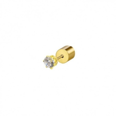 Mono Orecchino Donna Marlù 2OR0091G-W In Acciaio Oro Giallo