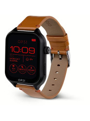 Orologio Smartwatch Uomo Ops Objects Call Diamonds OPSSW-46 Cinturino Pelle Marrone