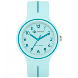 Orologio Solo Tempo Bambino Superga Junior STC066 in Silicone Azzurro