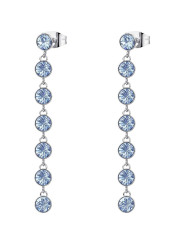 Orecchini Brosway Donna BYM146 in acciaio con cristallo colore azzurro