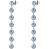 Women's Brosway Earrings BYM146 in steel with blue crystal